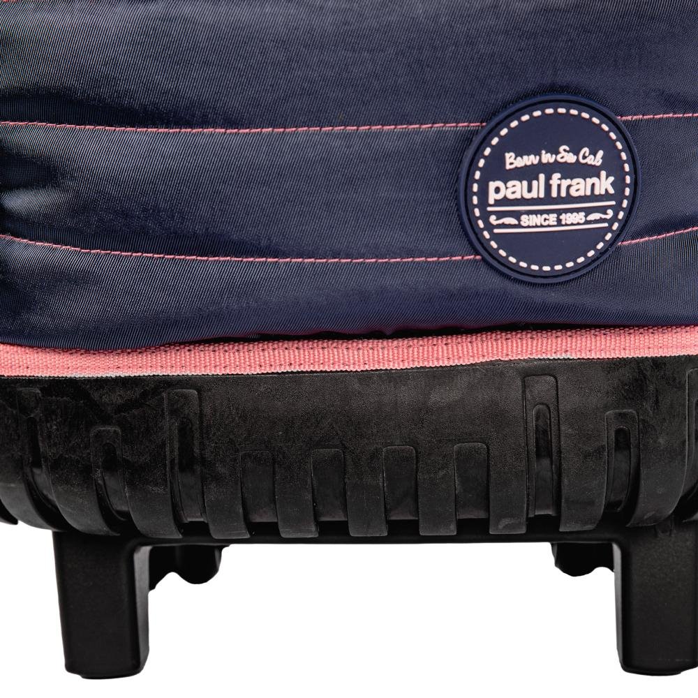 Mochila Carrinho Externo Paul Frank World - Jeans Azul 8