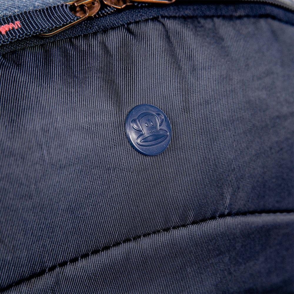 Mochila Carrinho Externo Paul Frank World - Jeans Azul 9