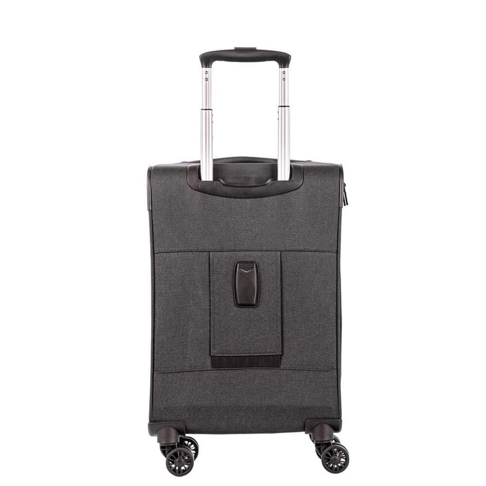 Mala de Viagem Bordo com Rodas 360º Ultralight Hug 2T - Cinza Grafite Cinza 4