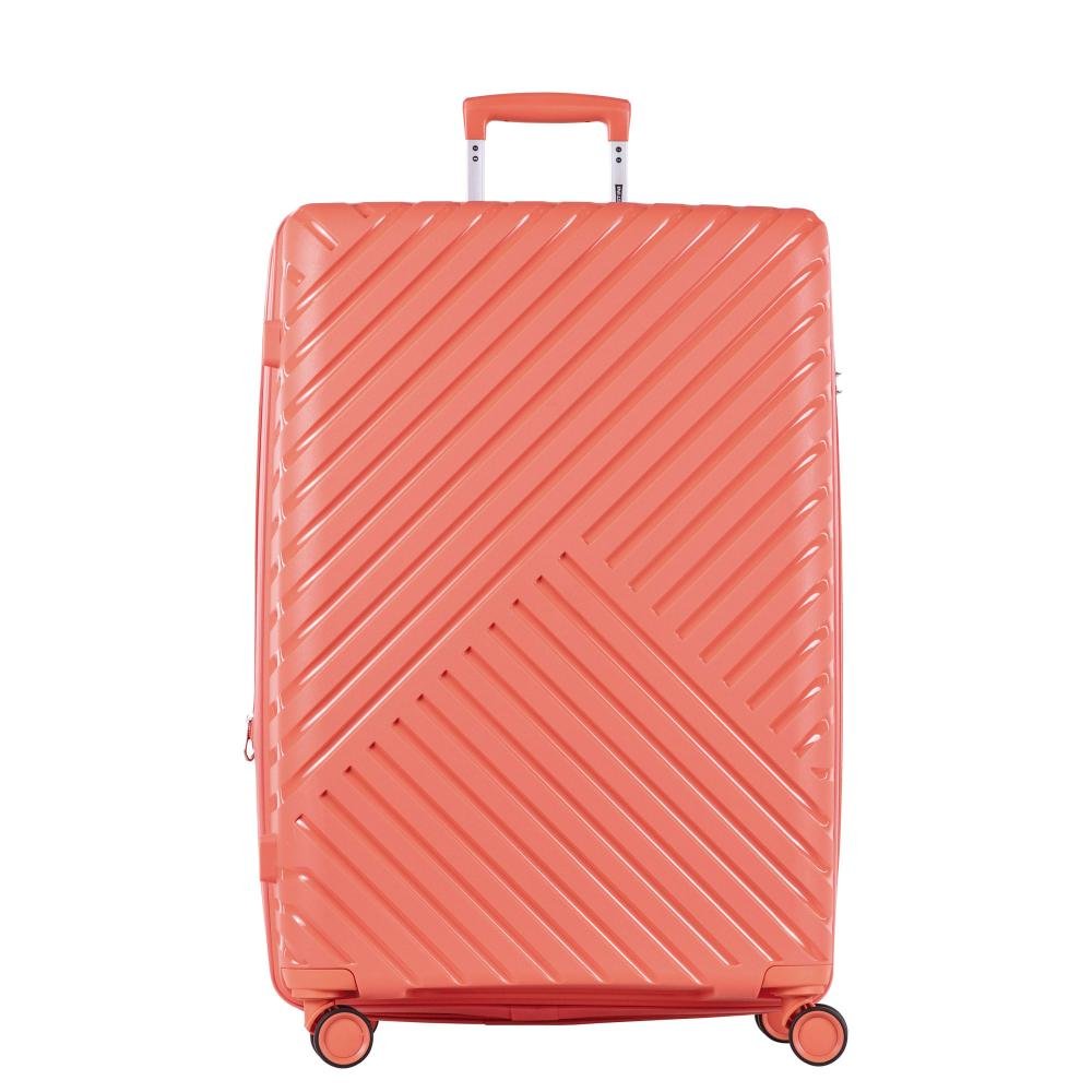 Mala de Viagem Grande com Rodas 360º PP Max - Coral Laranja 1