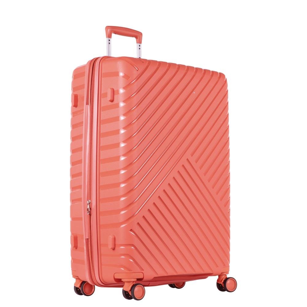 Mala de Viagem Grande com Rodas 360º PP Max - Coral Laranja 2