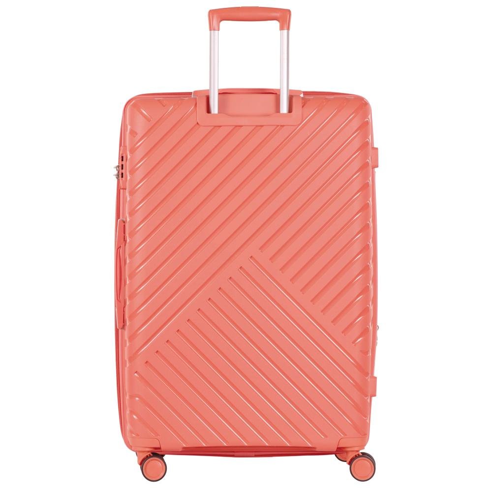 Mala de Viagem Grande com Rodas 360º PP Max - Coral Laranja 4