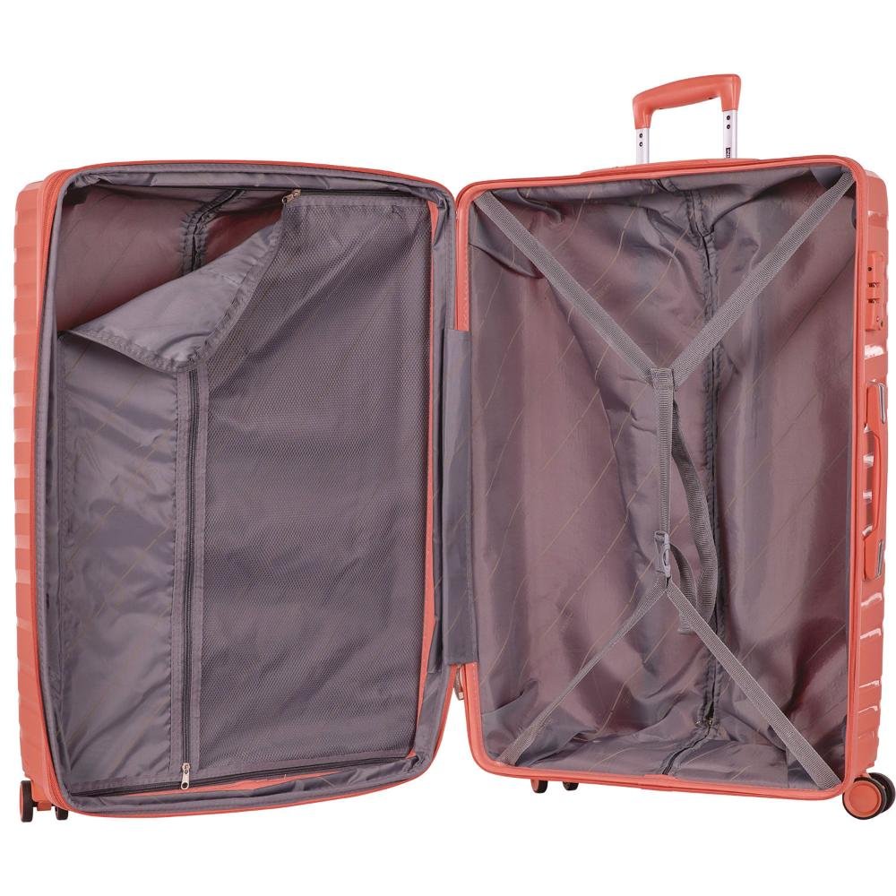 Mala de Viagem Grande com Rodas 360º PP Max - Coral Laranja 5