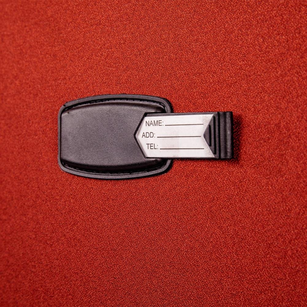 Mala de Viagem Grande Sestini Ultralight Plus  com Rodas 360°, Zíper Expansível  e Cadeado Laranja - Telha Laranja 11