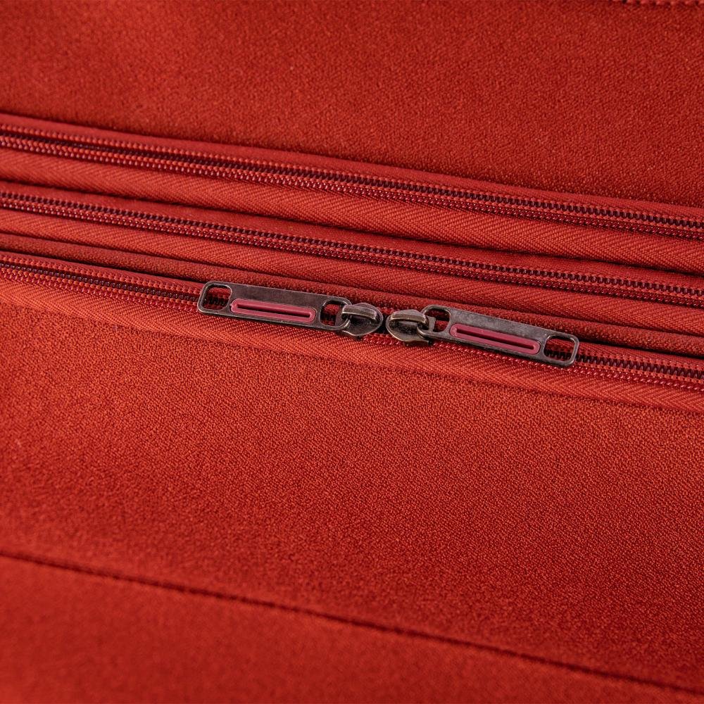 Mala de Viagem Grande Sestini Ultralight Plus  com Rodas 360°, Zíper Expansível  e Cadeado Laranja - Telha Laranja 7