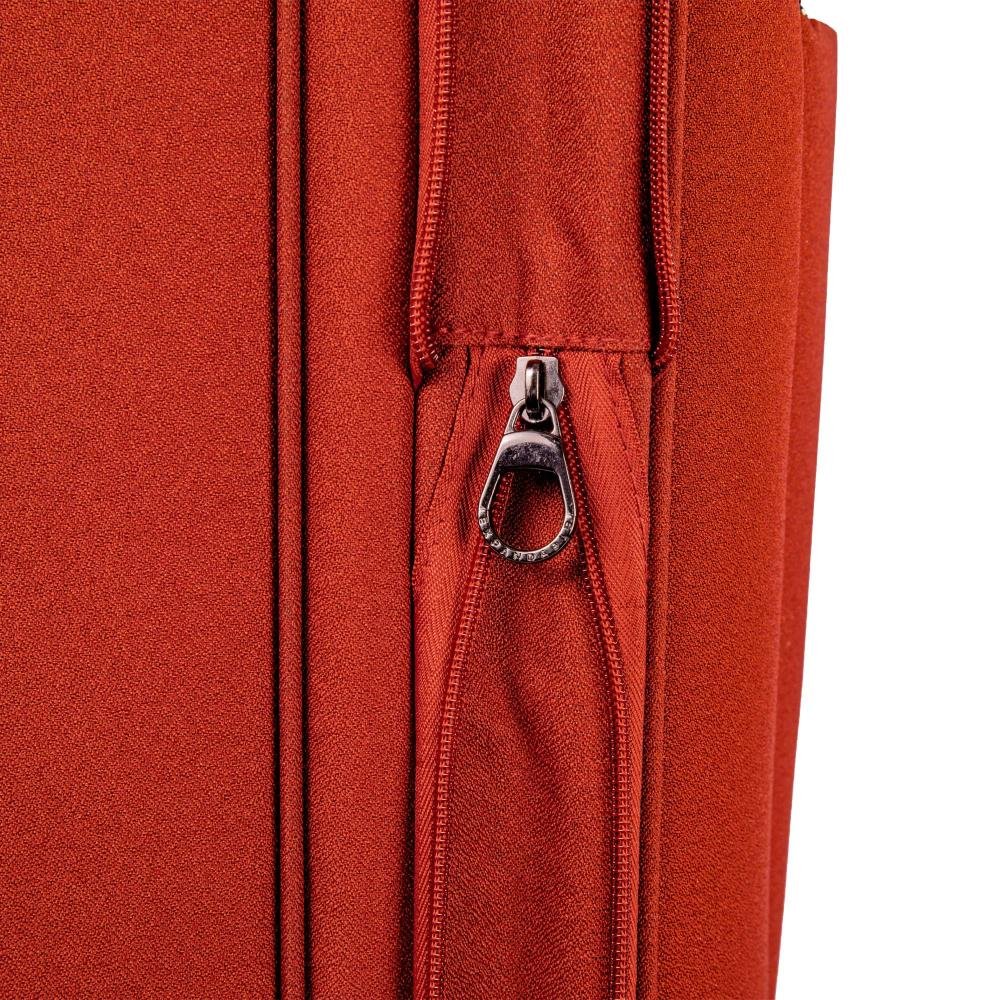 Mala de Viagem Grande Sestini Ultralight Plus  com Rodas 360°, Zíper Expansível  e Cadeado Laranja - Telha Laranja 9