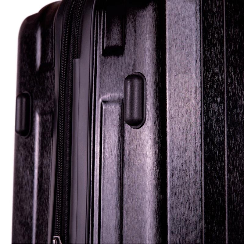Mala de Viagem Média com Rodas 360° Titanium - Preto Preto 11