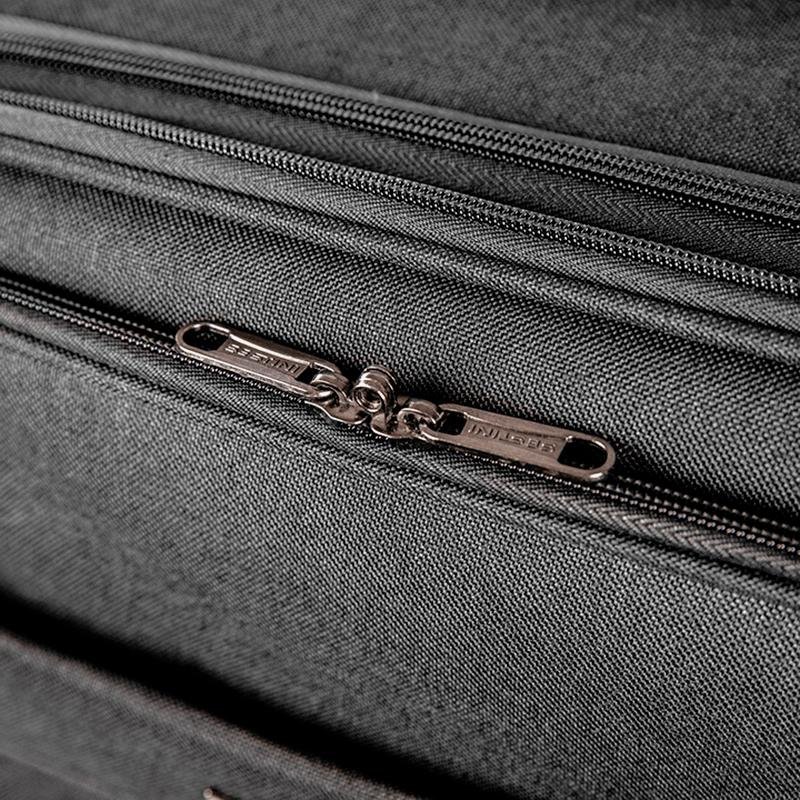 Mala de Viagem Média com Rodas 360° Ultralight Hug 2T - Cinza Grafite Cinza 11