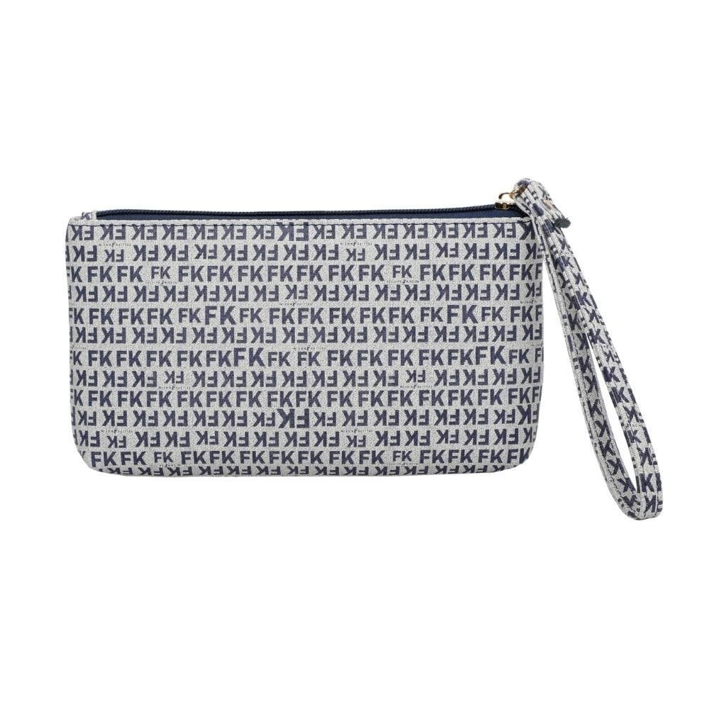 Carteira Alça de Mão Grande Fellipe Krein Ss23 Fk655 - Azul Azul 3