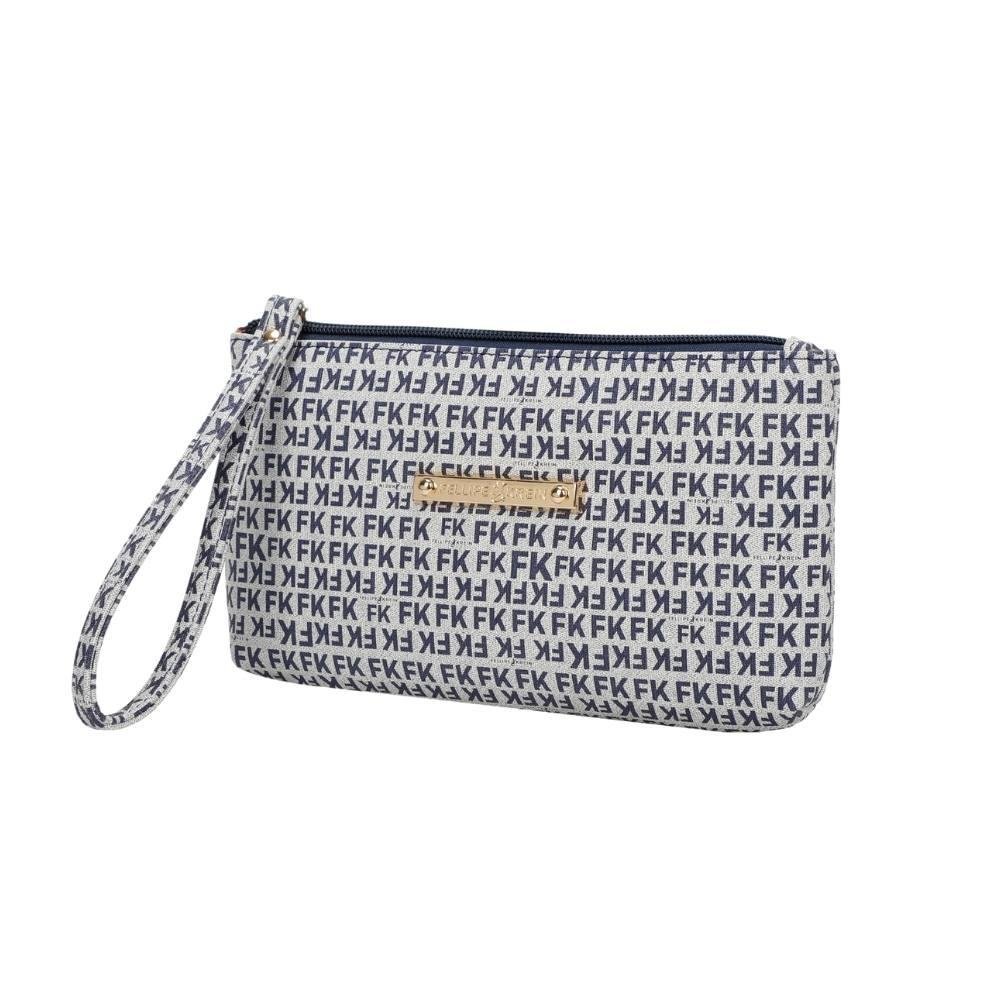 Carteira Alça de Mão Grande Fellipe Krein Ss23 Fk655 - Azul Azul 5