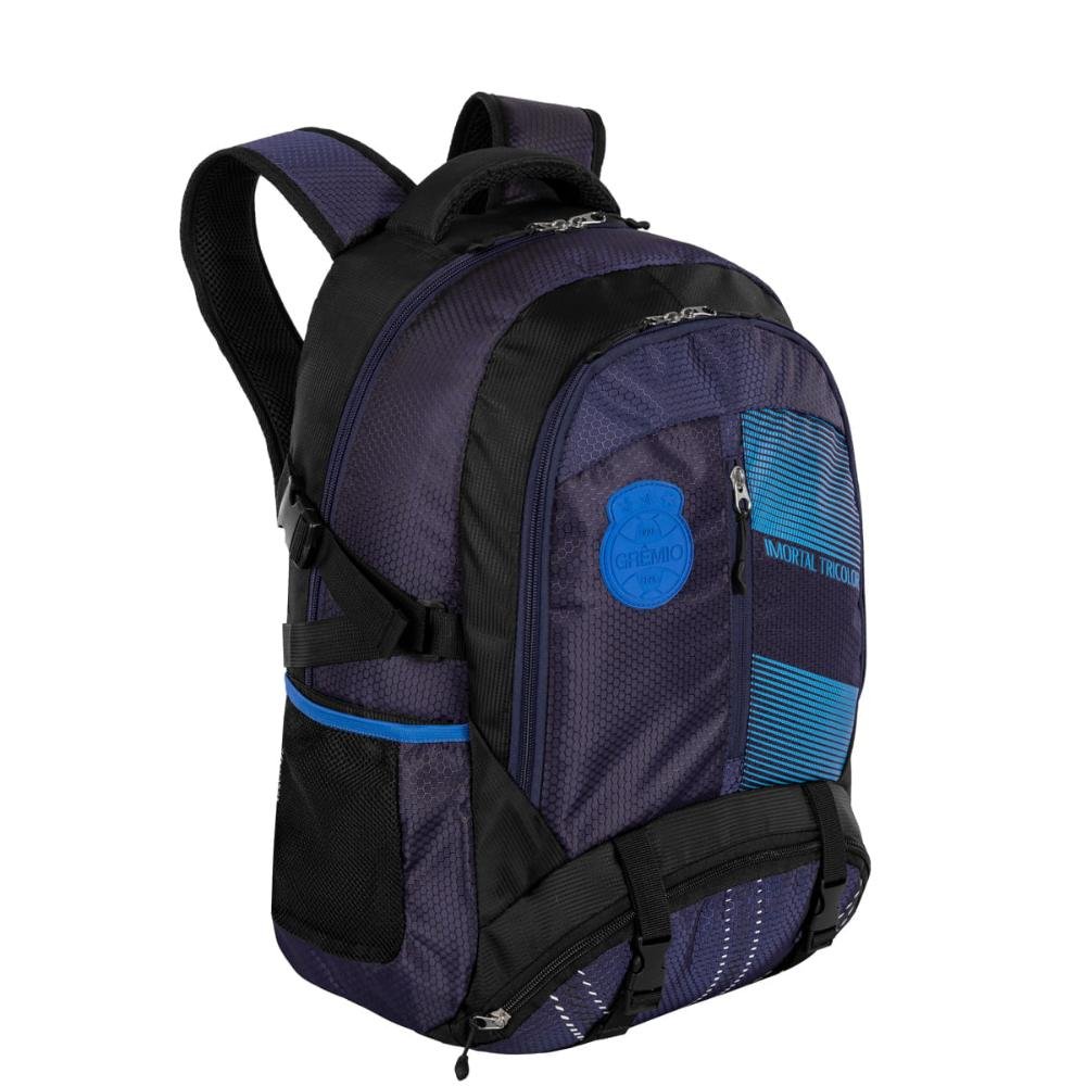 Mochila 2 Compartimentos Porta Tênis Grêmio Y01 - Azul Escuro Azul 2