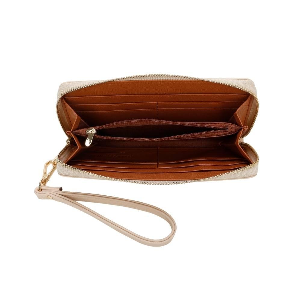 Carteira Ziper Grande Fellipe Krein Ss23 Fk652 - Nude Bege 7