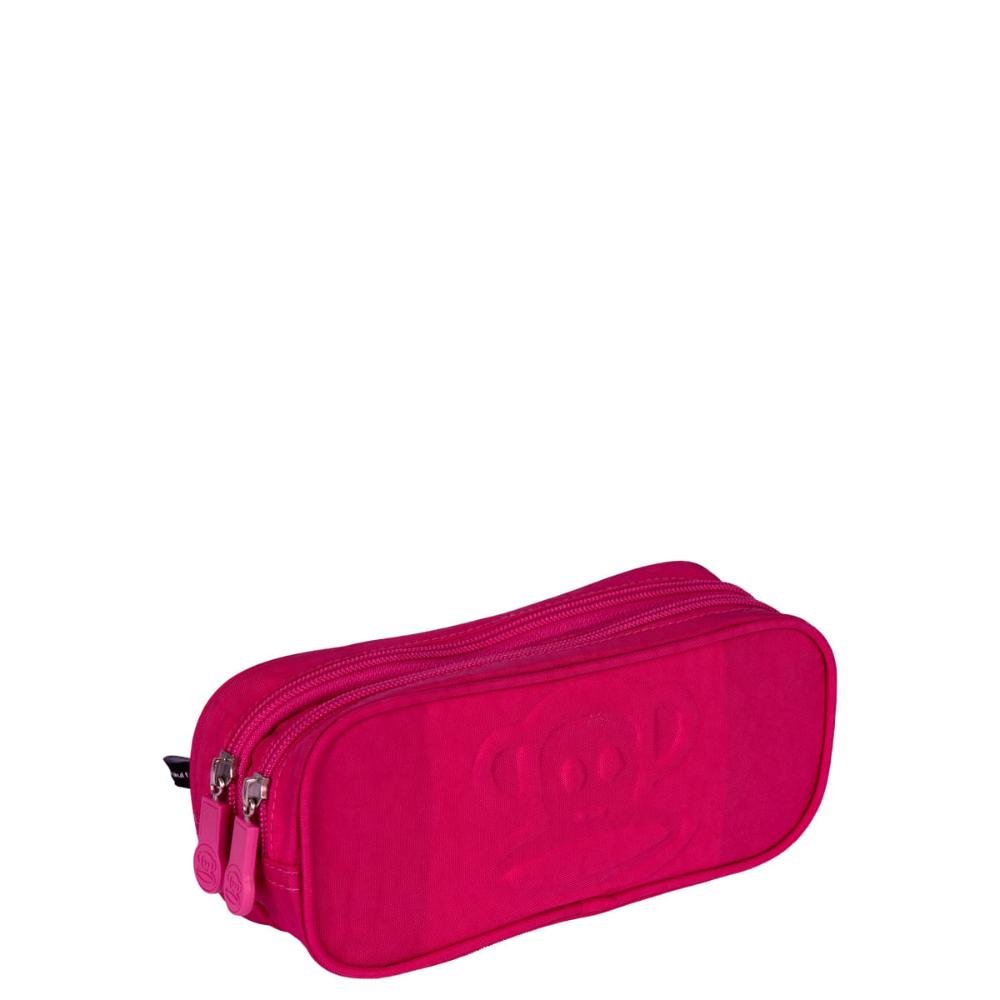 Estojo 2 Compartimentos Paul Frank Classics - Dark Rosa - Pink Pink 3