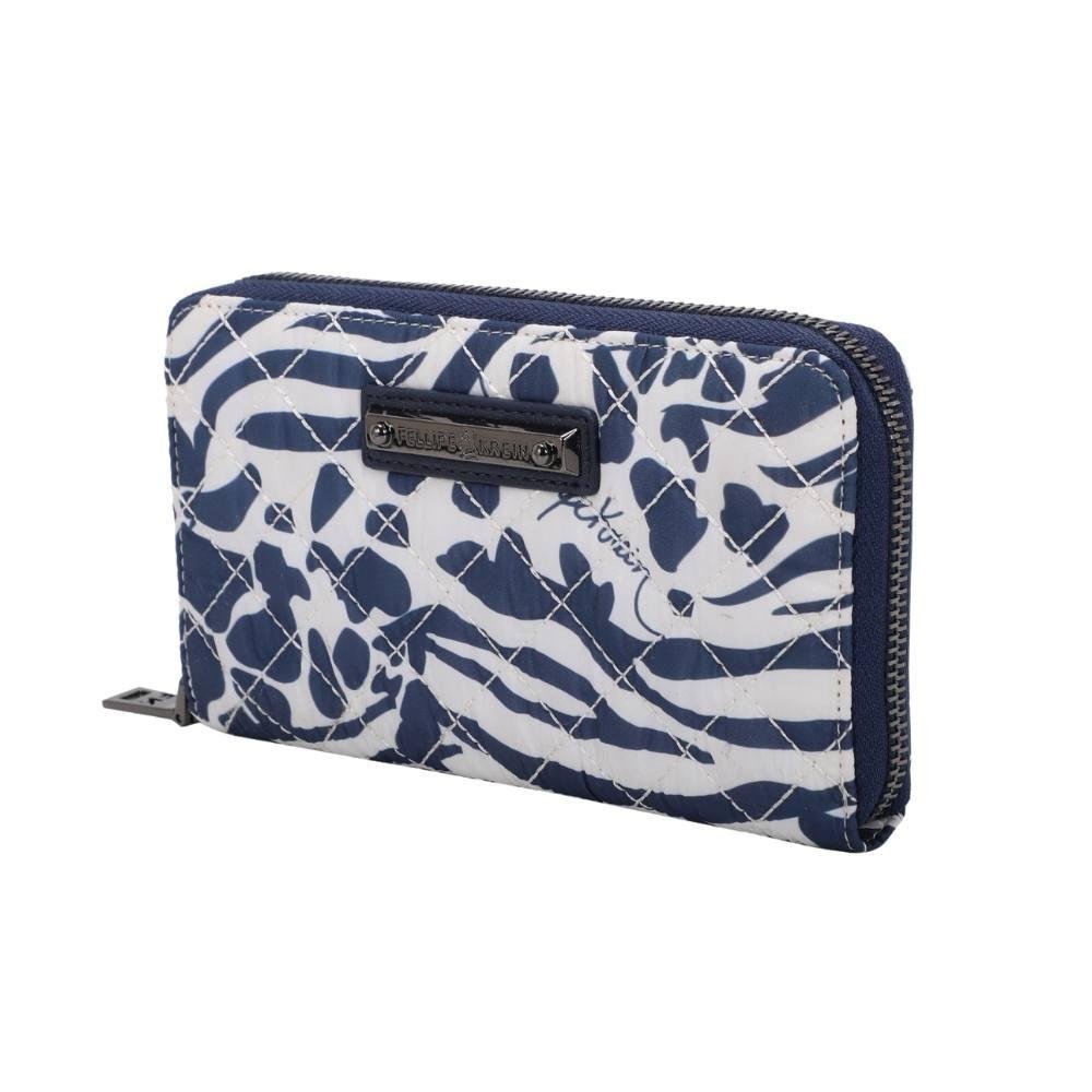 Carteira Ziper Grande Fellipe Krein Ss23 Fk654 - Azul Azul 5