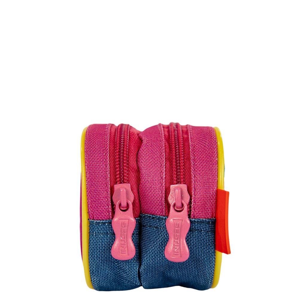 Estojo 2 Compartimentos Sestini Kids Cat 3 - Colorido Multicores 5