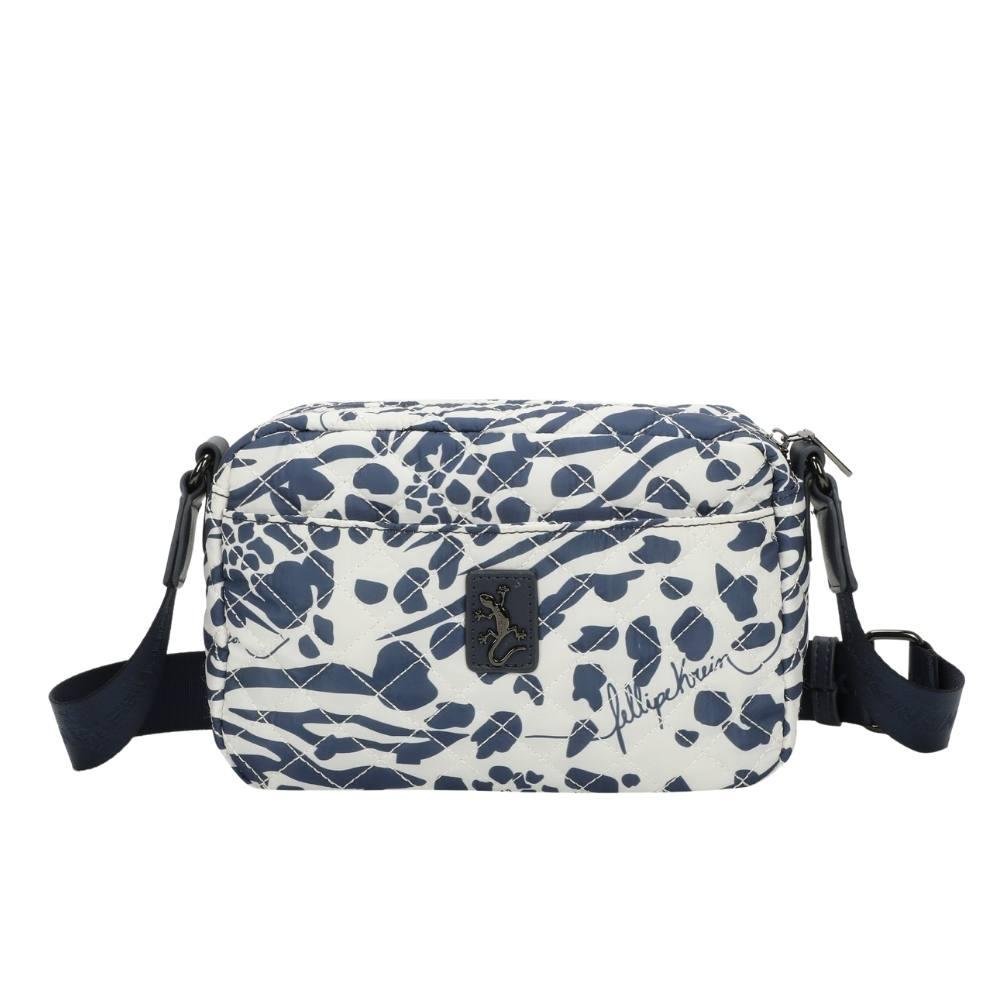 Bolsa Tiracolo Média Fellipe Krein Ss23 Matelassê Casual Fk644 - Azul Azul 2