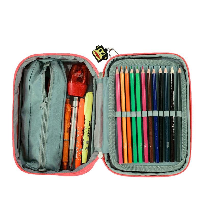 Estojo Box Especial Paul Frank Classics Neon Laranja - Papaya Laranja 6
