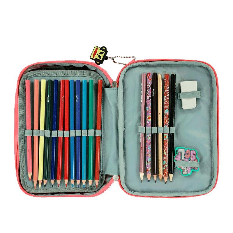Estojo Box Especial Paul Frank Classics Neon Laranja - Papaya Laranja 7