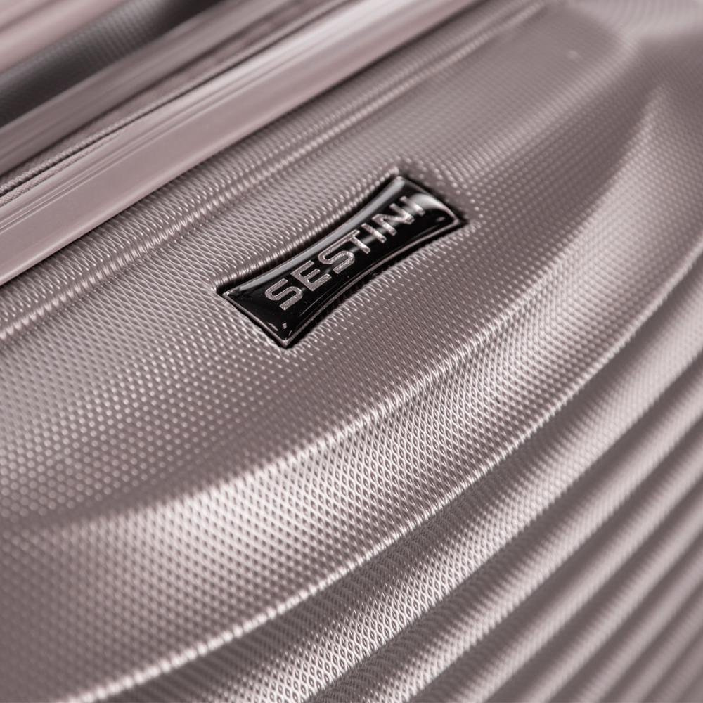 Mala de Viagem Bordo com Rodas 360° Vega 3T - Cinza Grafite Cinza 7