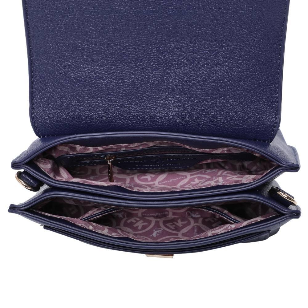 Cross Bag Pequena 3 Compartimentos Fellipe Krein Aw23 Transversal FK562 - Azul Azul 8