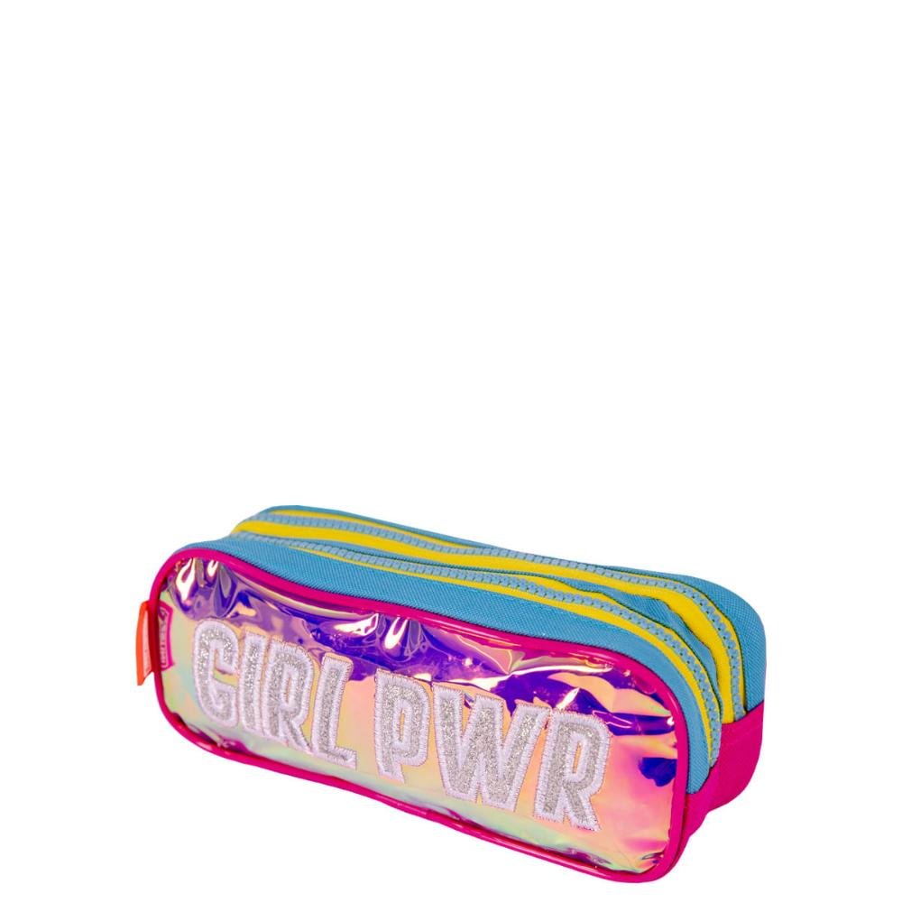 Estojo 2 Compartimentos Sestini Neon - Colorido Multicores 3