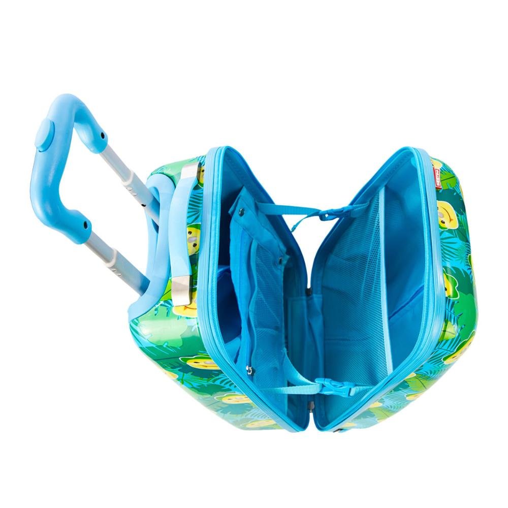 Mala de Viagem Pequena com Rodas 360° Sestini Kids Dino 3 - Colorido Multicores 14