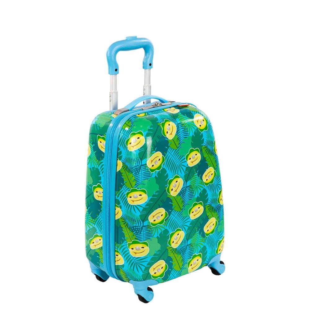 Mala de Viagem Pequena com Rodas 360° Sestini Kids Dino 3 - Colorido Multicores 10