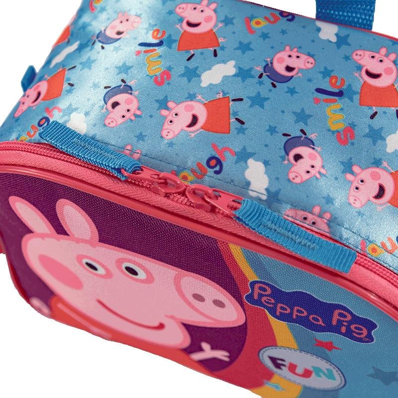 Lancheira Pequena 2X1 Peppa Core - Colorido Multicores 7