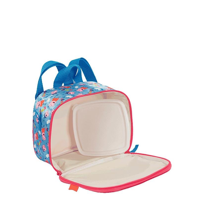 Lancheira Pequena 2X1 Peppa Core - Colorido Multicores 8