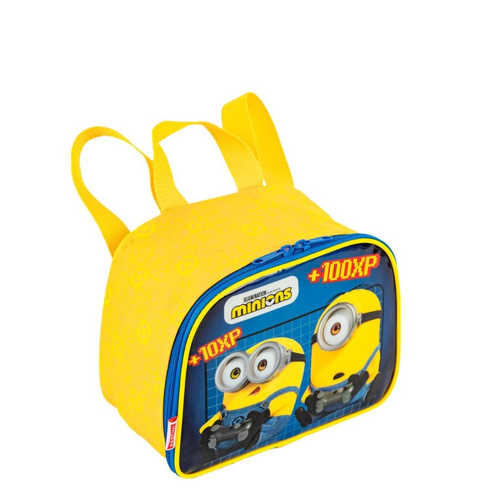 Lancheira Pequena Minions Gamer - Colorido Amarelo 2
