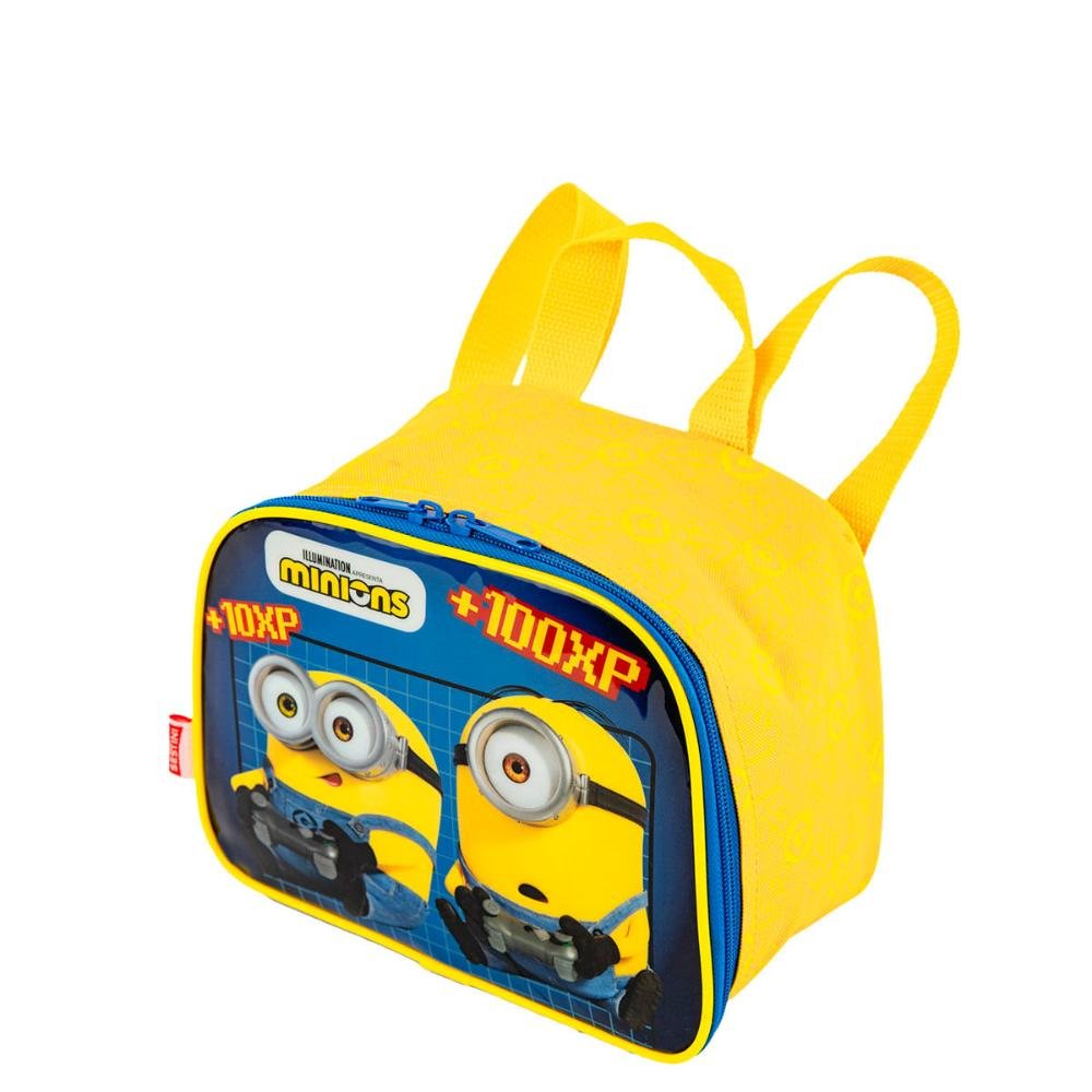 Lancheira Pequena Minions Gamer - Colorido Amarelo 3
