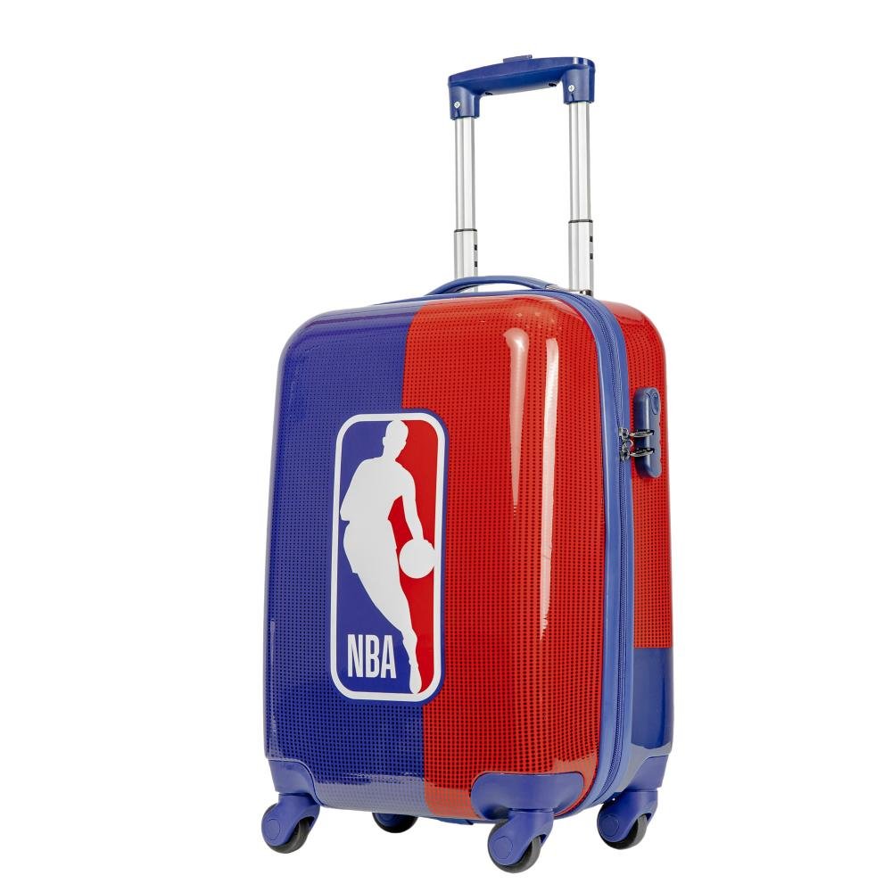 Mala de Viagem Bordo com Rodas 360° Pc Nba Space Colorido - Vermelho Azul 13