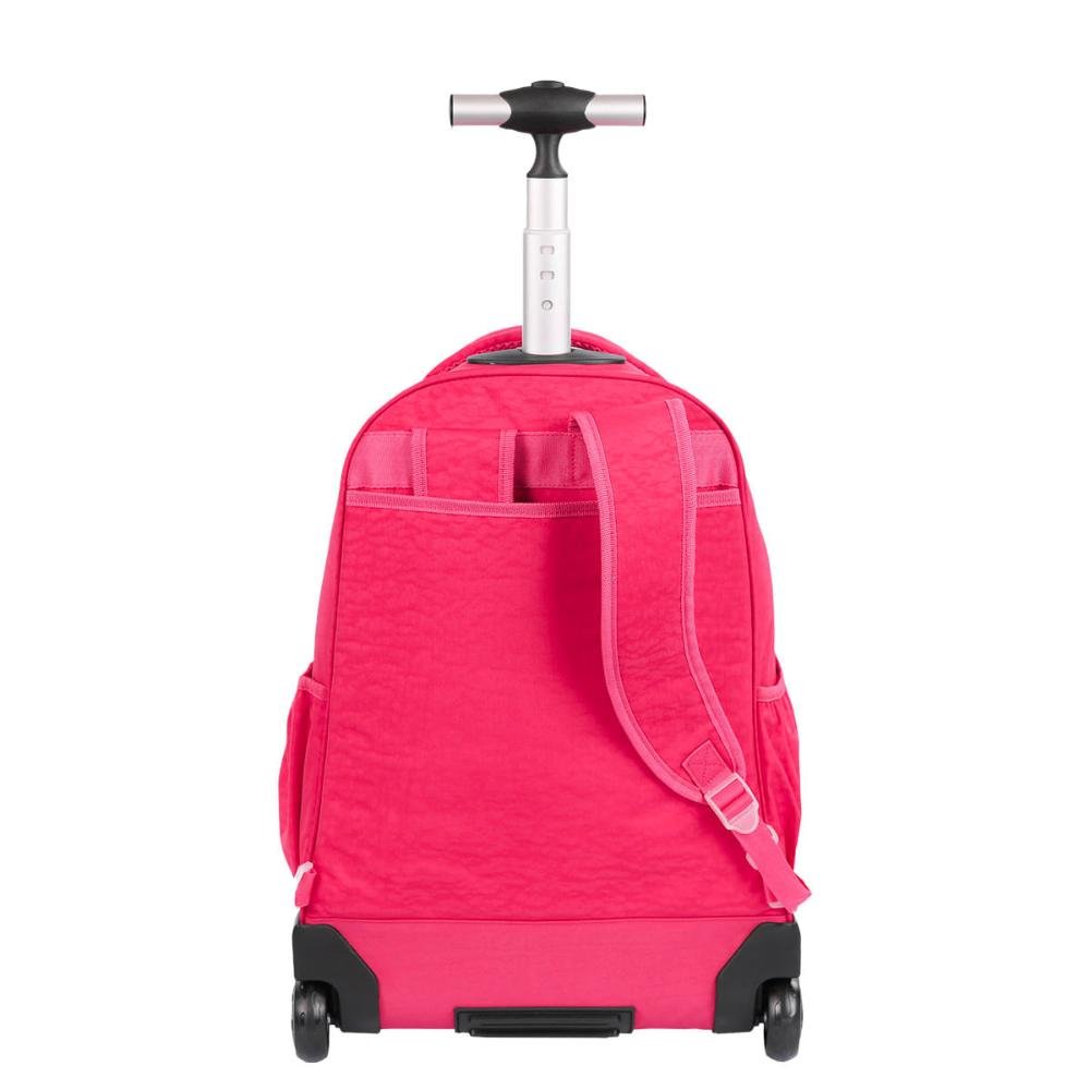 Mochila Carrinho 2 Compartimentos Paul Frank T03 - Dark Pink Rosa 4