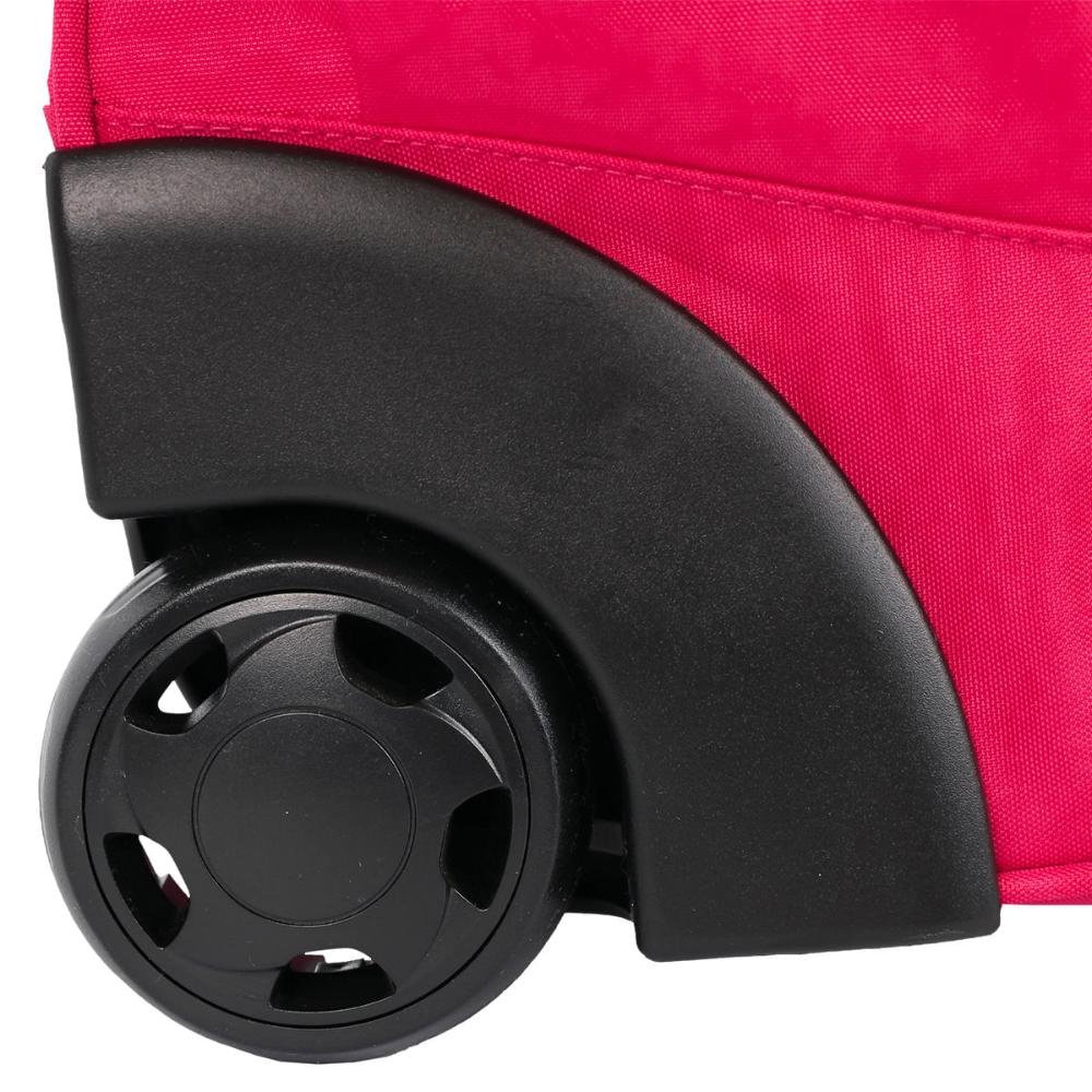 Mochila Carrinho 2 Compartimentos Paul Frank T03 - Dark Pink Rosa 9