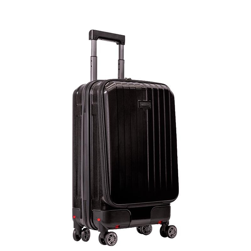 Mala de Viagem Bordo 10 kg ABS com Rodas 360° Titanium - Preto Preto 3