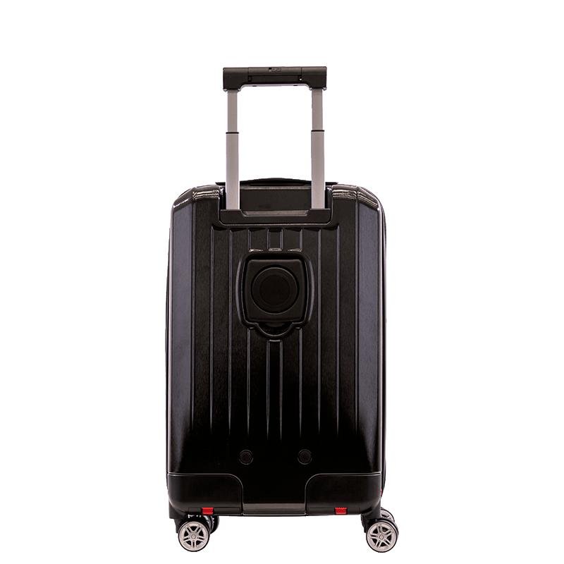 Mala de Viagem Bordo 10 kg ABS com Rodas 360° Titanium - Preto Preto 4