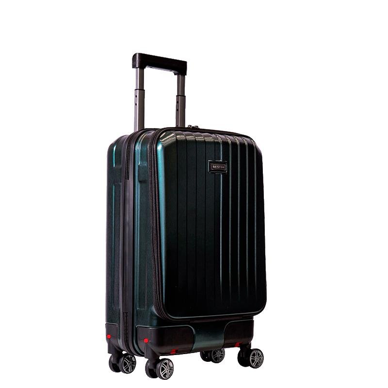 Mala de Viagem Bordo com Rodas 360° Titanium - Verde Verde Escuro 2