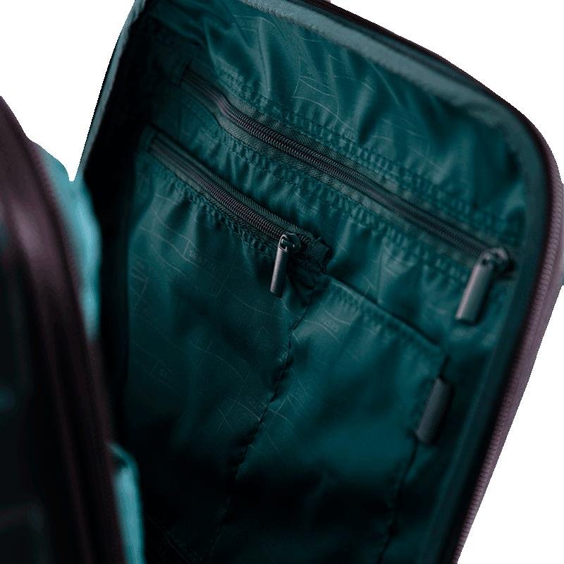 Mala de Viagem Bordo com Rodas 360° Titanium - Verde Verde Escuro 11