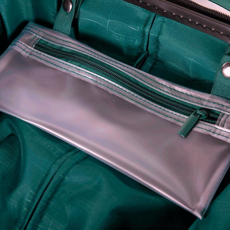 Mala de Viagem Bordo com Rodas 360° Titanium - Verde Verde Escuro 15