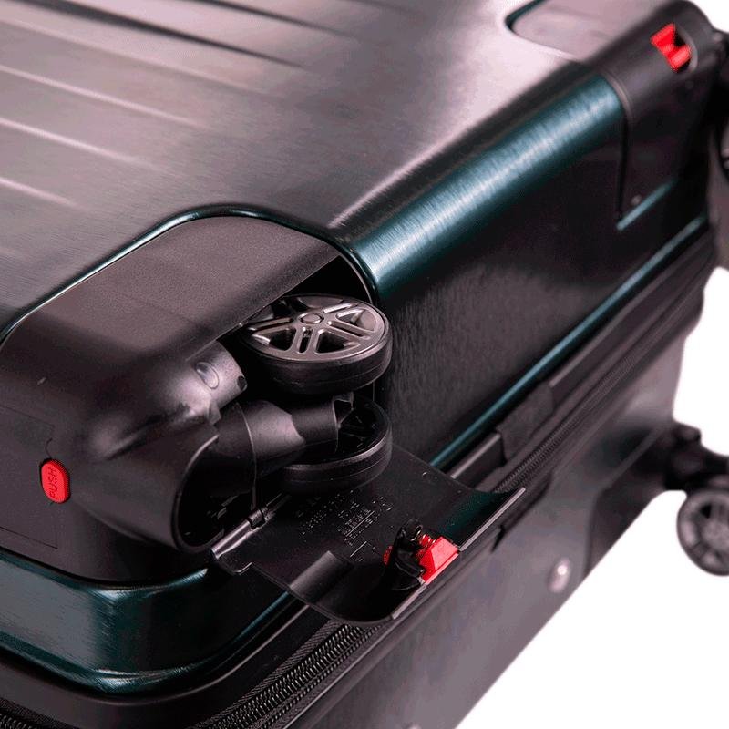 Mala de Viagem Bordo com Rodas 360° Titanium - Verde Verde Escuro 6