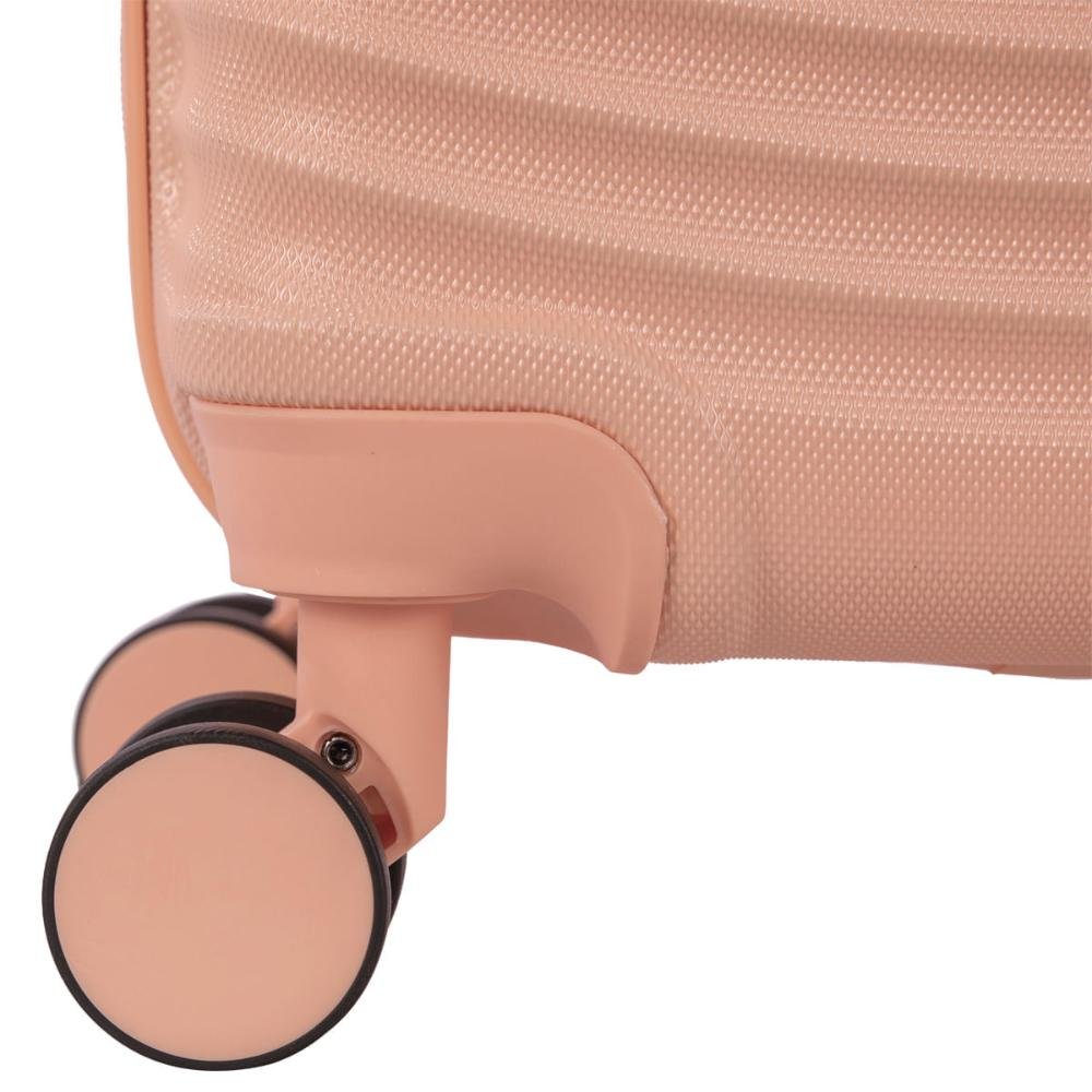 Mala de Viagem Grande com Rodas 360° Vega 3T Laranja - Coral Rosa 9