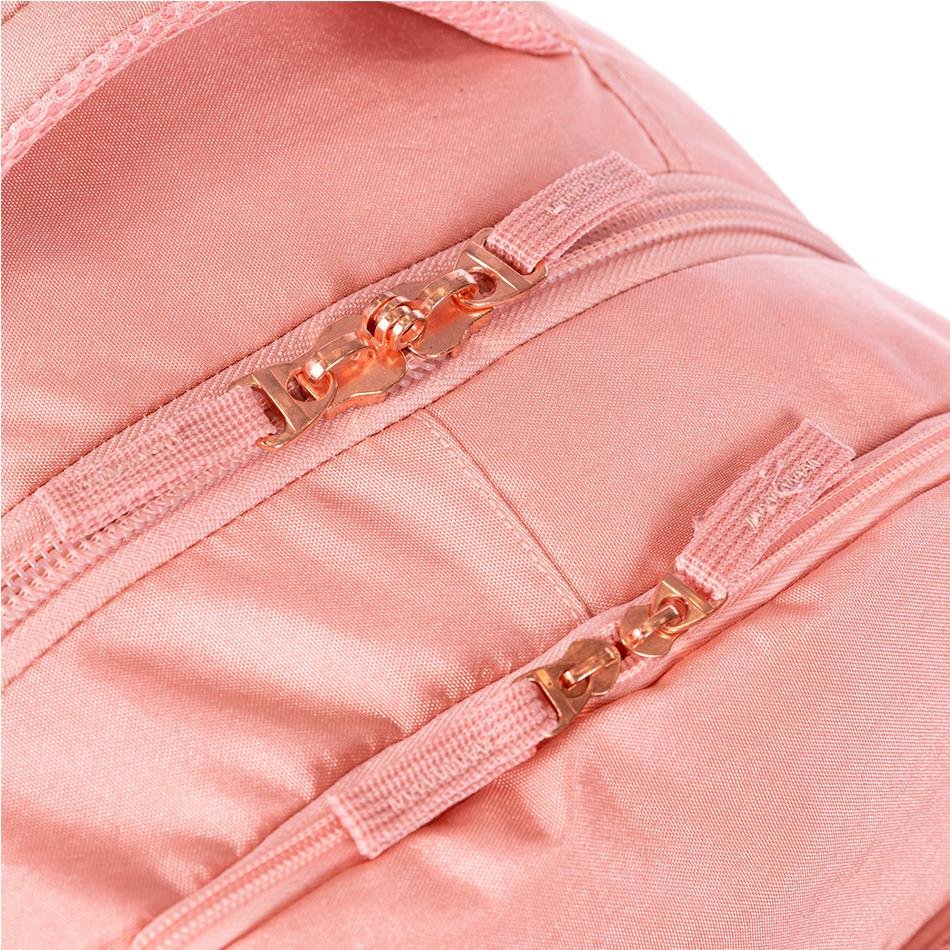 Mochila Carrinho 2 Compartimentos Sestini Rolling Grande - Metálico Rosa Rosa 6