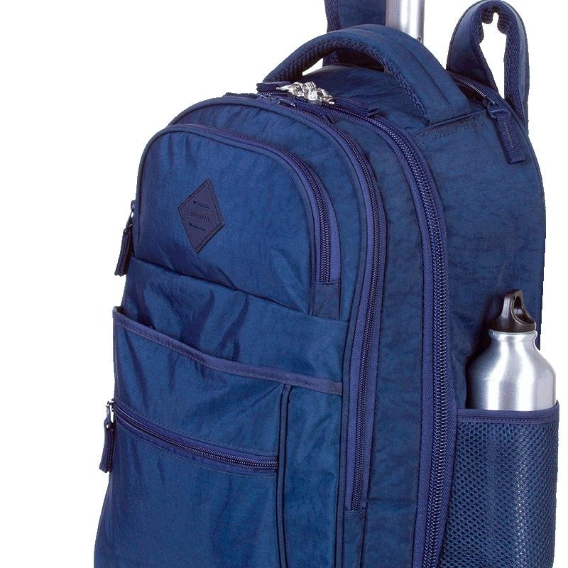 Mochila Carrinho 4 Rodas Sestini Rolling Crinkle - Azul Azul 8