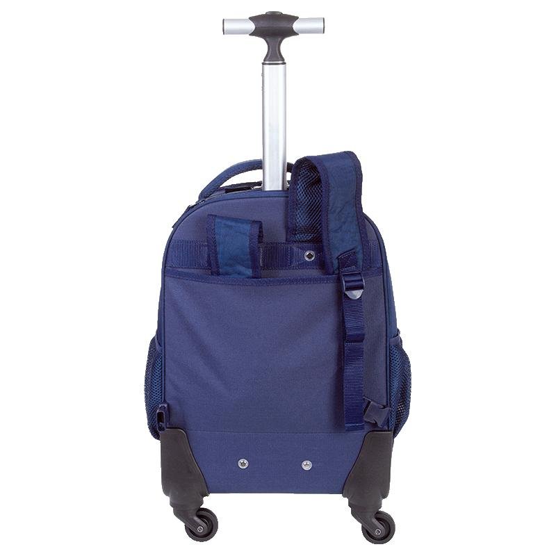 Mochila Carrinho 4 Rodas Sestini Rolling Crinkle - Azul Azul 9