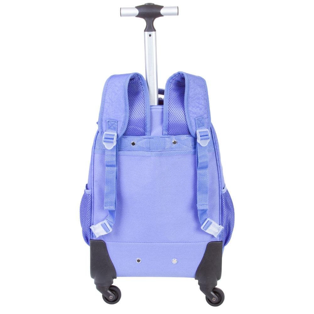 Mochila Carrinho 4 Rodas Sestini Rolling Crinkle - Lavanda Azul 4