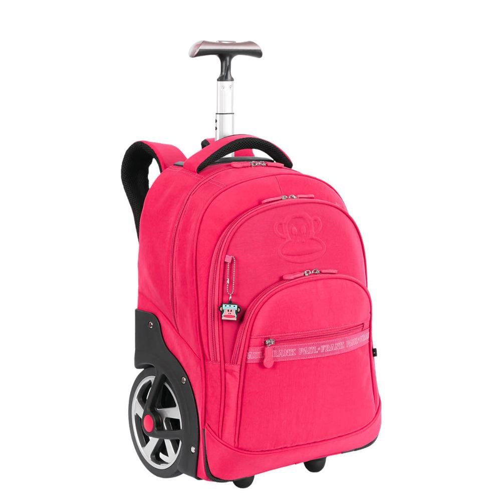 Mochila Carrinho Mega Rodas Paul Frank Classics - Dark Rosa - Pink Rosa 2