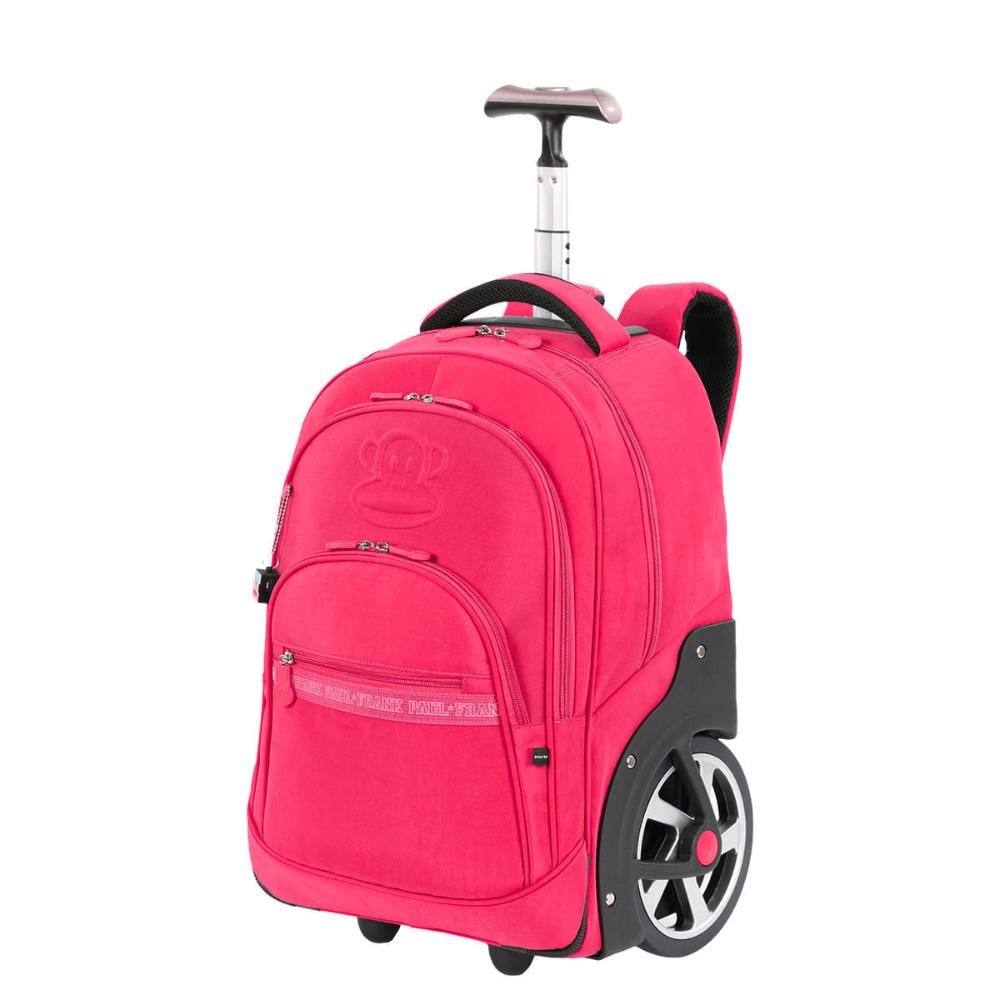 Mochila Carrinho Mega Rodas Paul Frank Classics - Dark Rosa - Pink Rosa 11