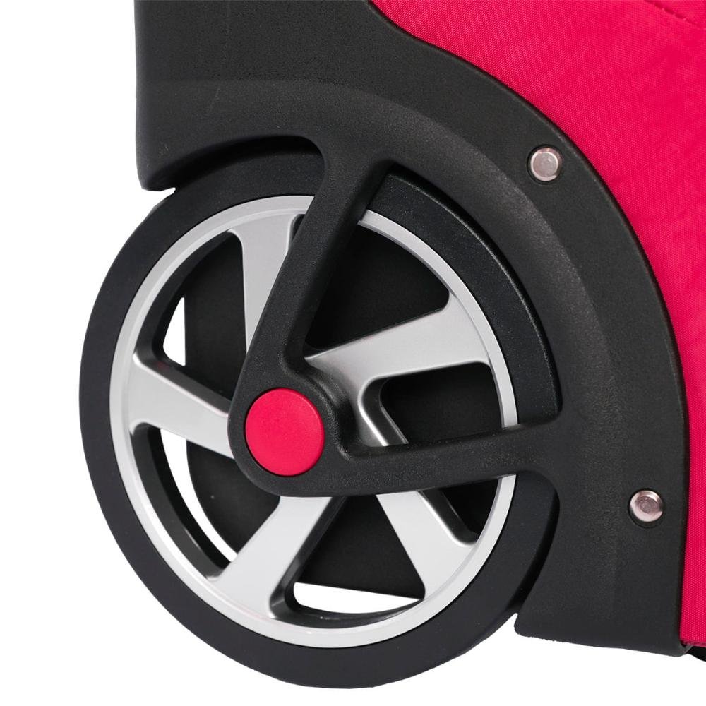 Mochila Carrinho Mega Rodas Paul Frank Classics - Dark Rosa - Pink Rosa 15