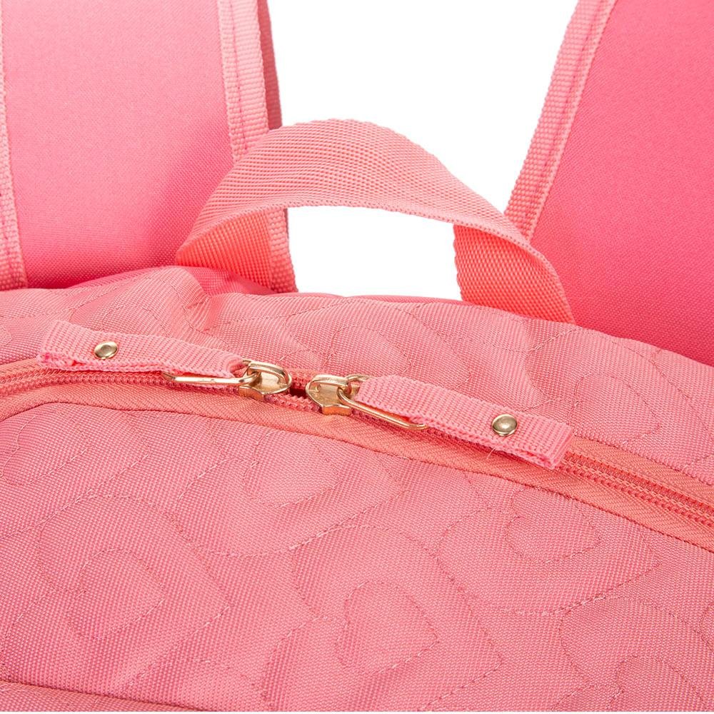 Mochila Grande 2 Compartimentos Capricho Crush Laranja - Pêssego Laranja 7