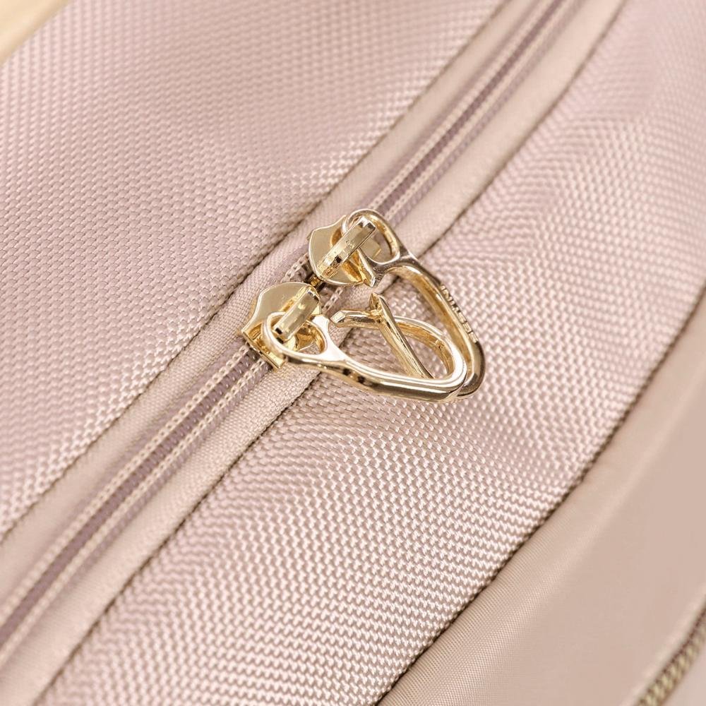 Mochila Grande 2 Compartimentos Notebook 15 Sestini Elegance Bege - Nude Bege 14